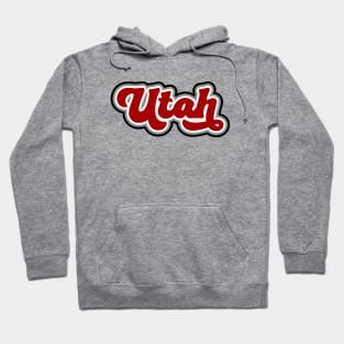 Retro Utah Script Hoodie